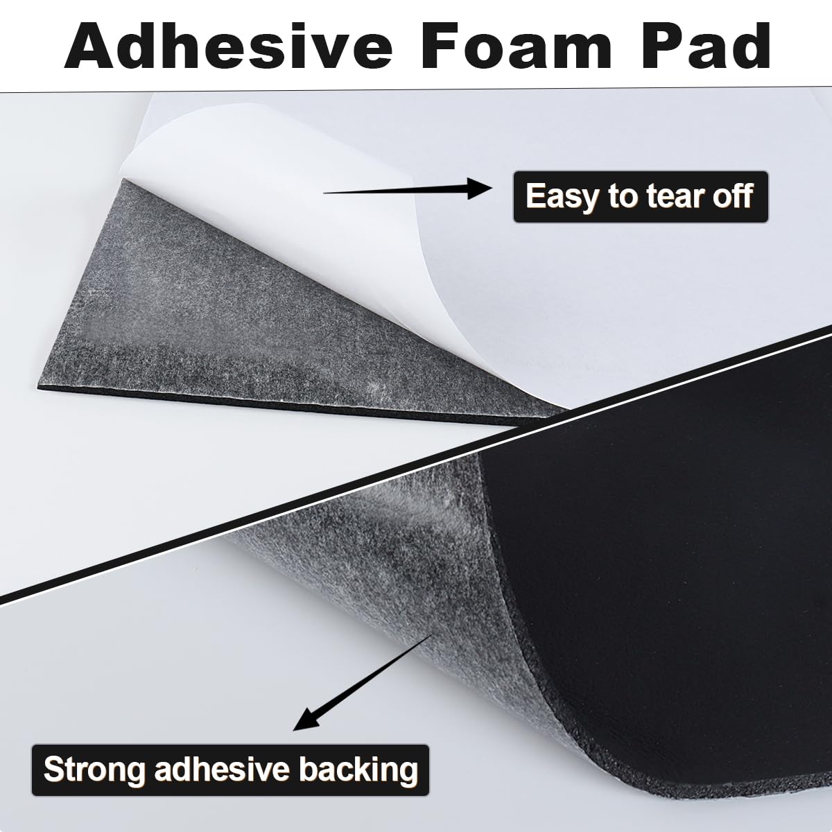 Adhesive Foam Padding Sheets - 5 Pcs 1/8" x 12" x 8" Thin Closed Cell Foam