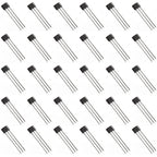 Bridgold 30pcs A3144 3144 Hall Effect Sensor, 3Pins.