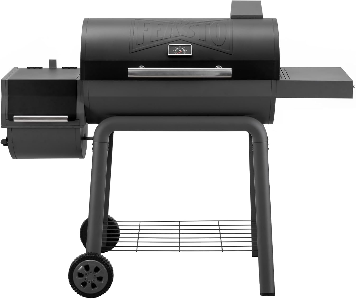 Heavy-Duty 30-Inch Charcoal Grill with Offset Smoker Grill