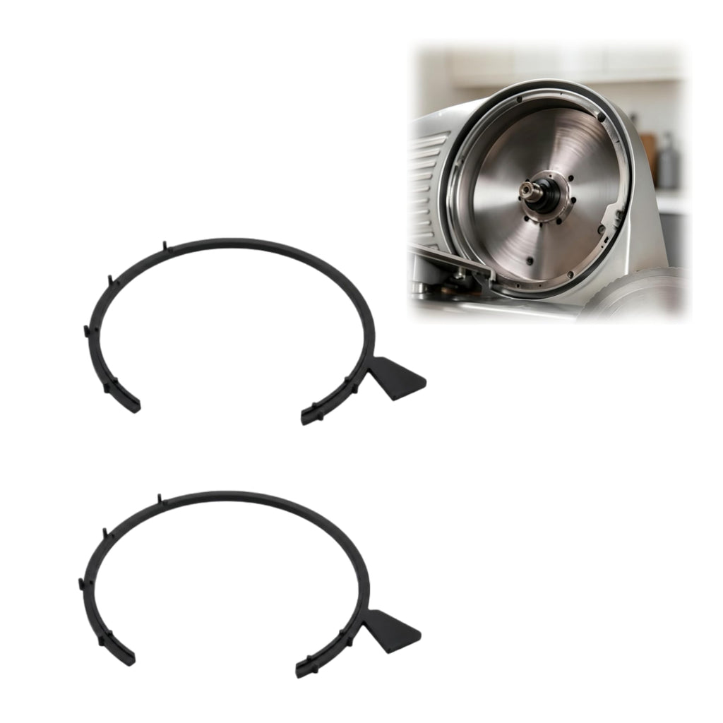 Food Slicer Blade Gasket Compatible with waring, Black, 2-Pack