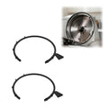 Food Slicer Blade Gasket Compatible with waring, Black, 2-Pack
