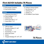 10-Person ANSI Class A First Aid Kit for Offices