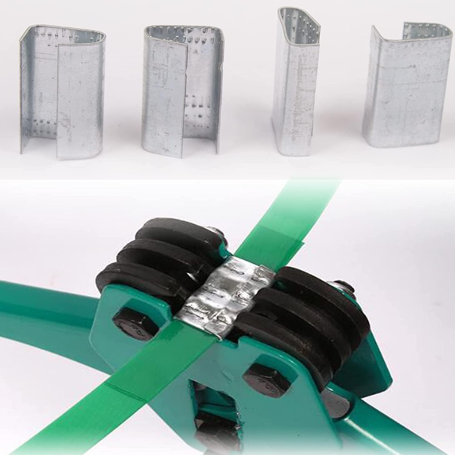 Packaging 1/2" x 320’ Polyester (PET) Strapping, 1765 lbs Break Strength | Affordable and Lightweight Poly Strapping