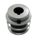 C CLINK 2AK20-3/4 Double Groove Pulley/Sheave,2.00"OD 3/4" Bore,for A, 3L & 4L (A & AX) V-Belts, Cast Iron,AK Fixed Bore Pulley,Grey