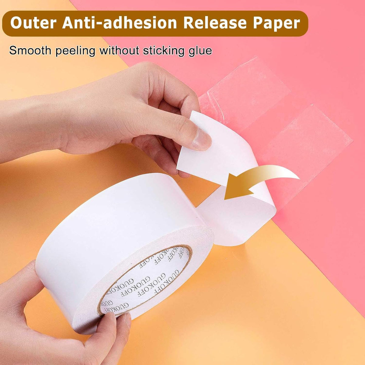 Double Sided Tape 2 Inch x 40 Yards x 1 Roll