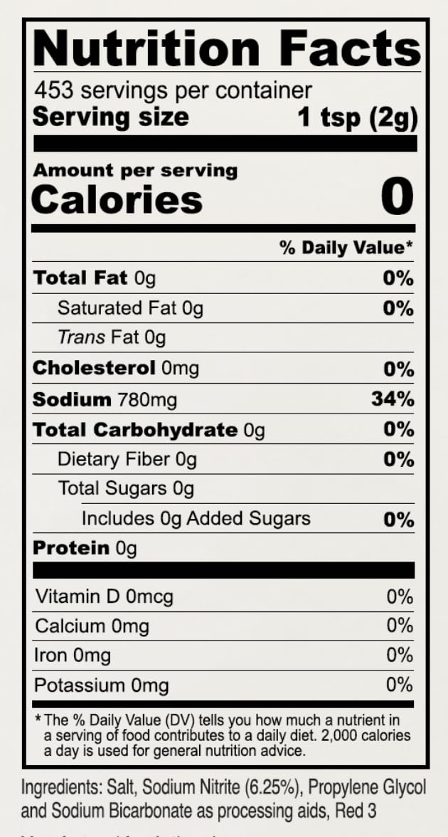 Pink Curing Salt No.1, 2 lb, Gluten Free, Prague Powder, Made in USA (Pack of 2)
