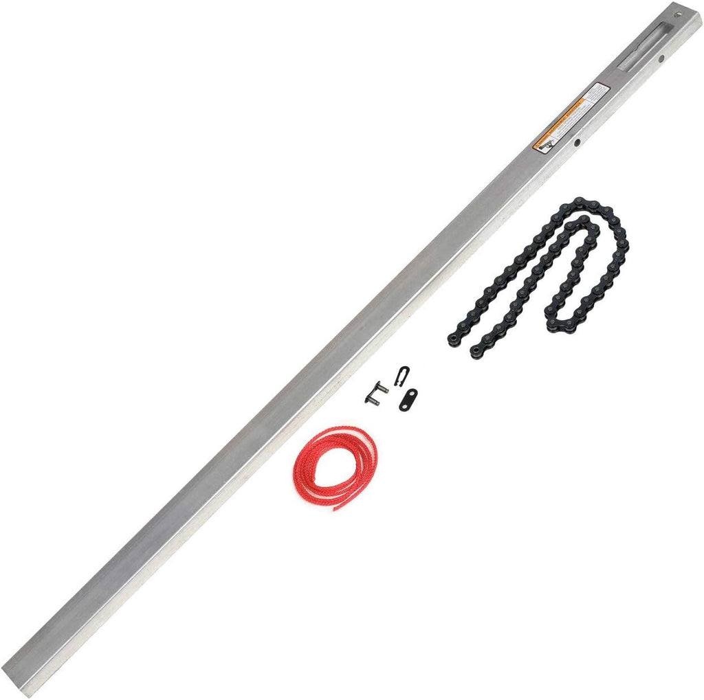 Chain Drive 750 3/4 HPc Garage Door Opener Bundle with Battery Backup and 8ft Extension Kit