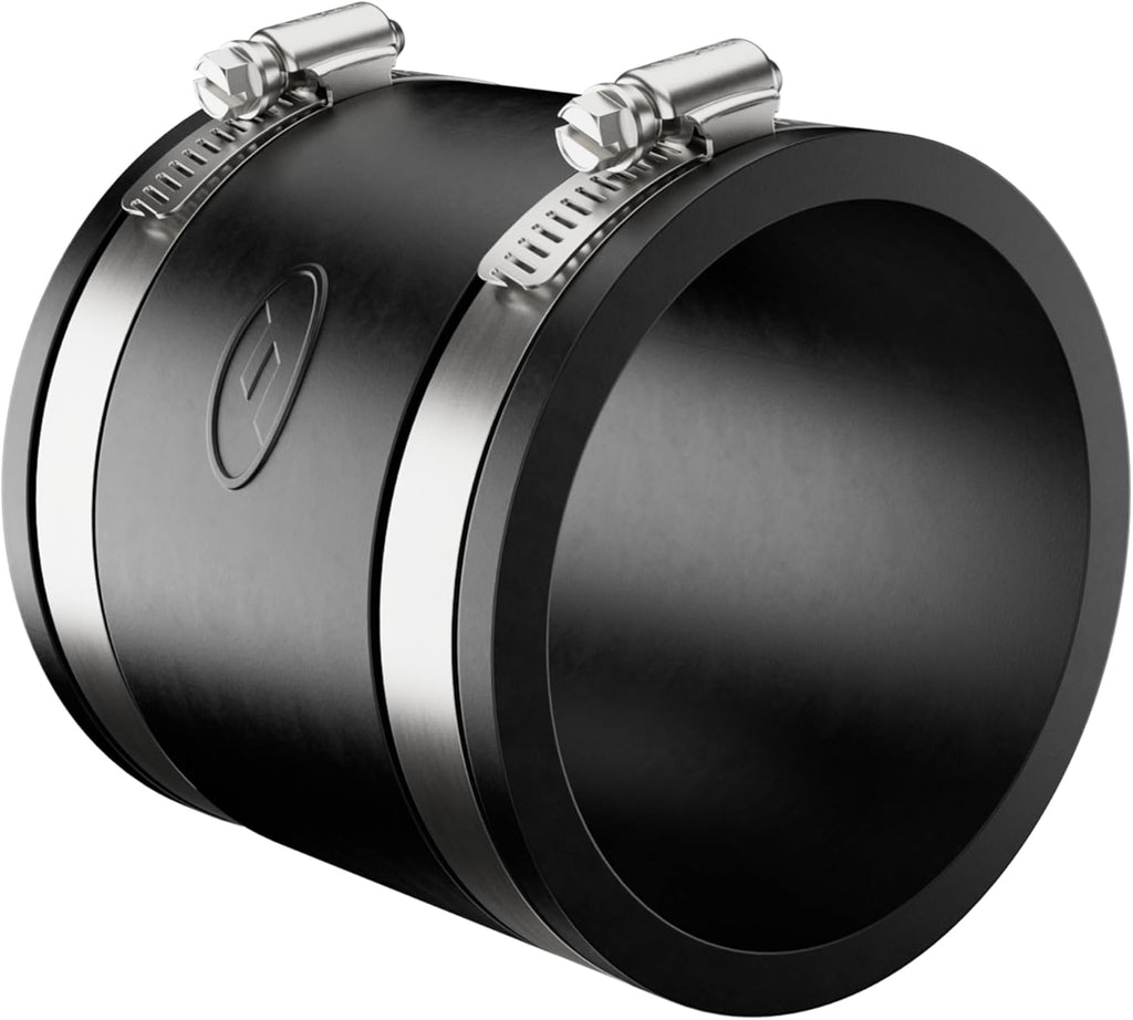 Fernco 4 In. x 4 In. Plastic to Plastic PVC Coupling - 1 Each (Pack of 2)
