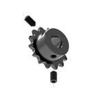 FOCMKEAS 14 Tooth Roller Chain Sprocket, 25 Chain, 10mm Bore
