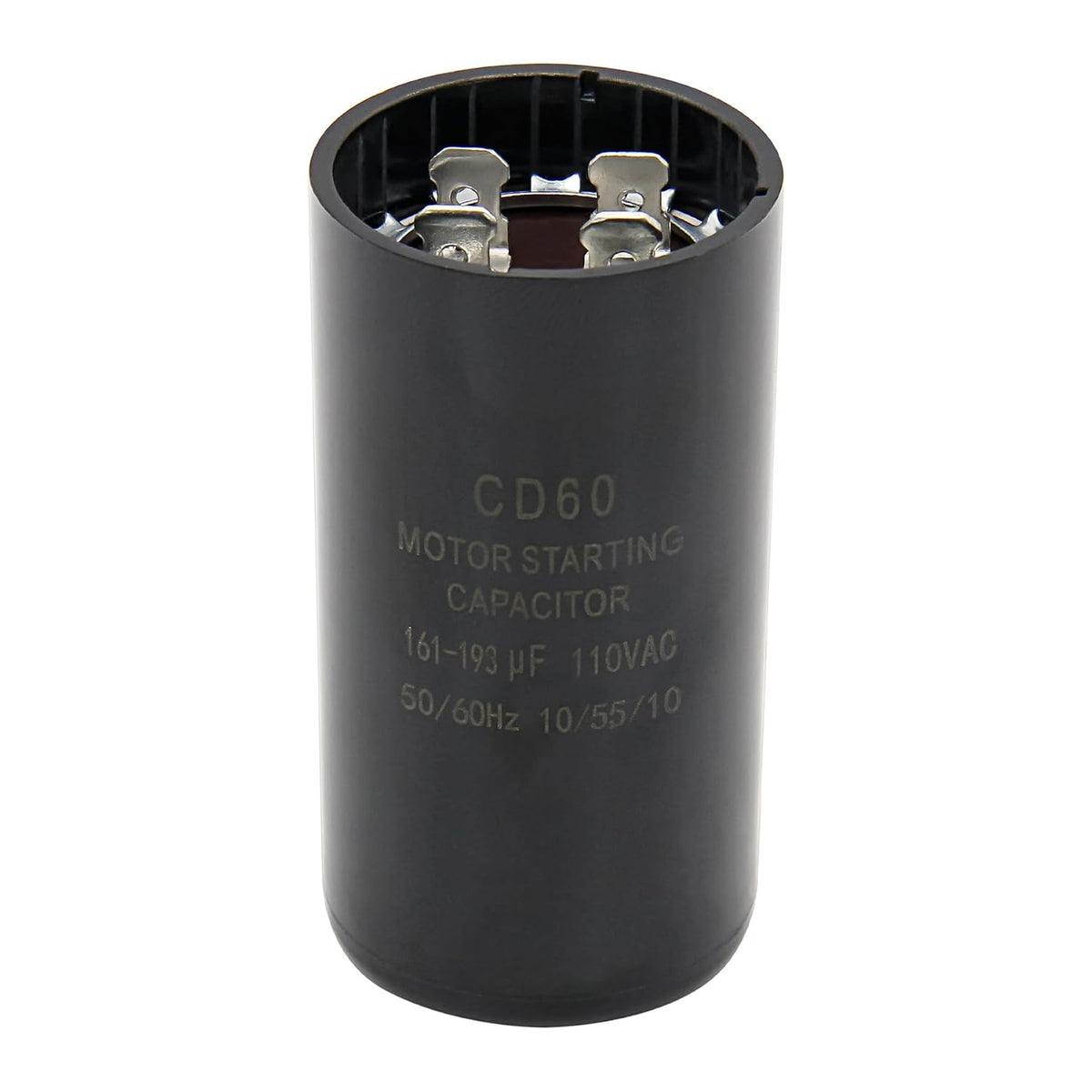 161-193uF MFD 110-125 VAC Round Motor Start Capacitor