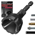 Deburring External Chamfer Tool Tungsten Carbide, 1/4" Hex Shank 1/8"-3/4"