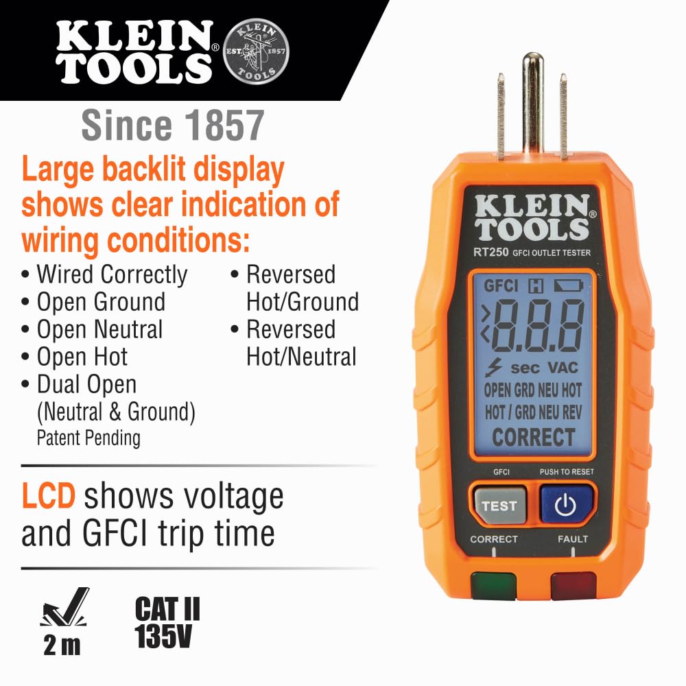 69355 Digital Multimeter Premium Electrical Test Kit with Non-Contact Voltage Tester, Receptacle Tester, Test Leads