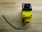 Banner Engineering Q45BB6F Sensor; Bipolar NPN PNP; Fiber Optic Sensing Mode; Photoelectric; LED; Barrel