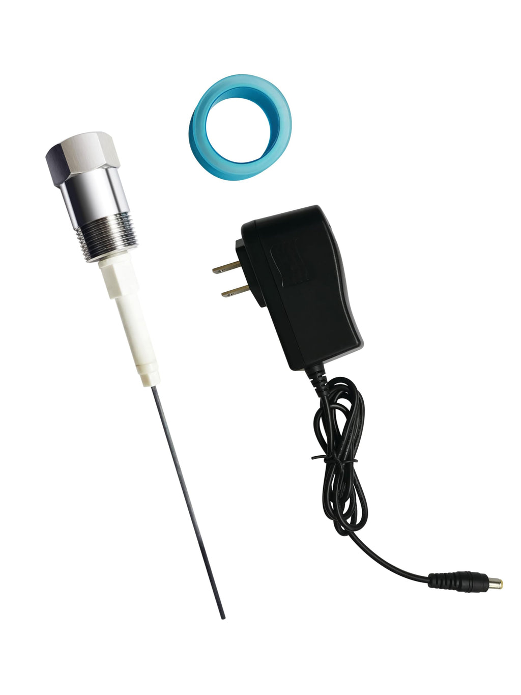 Powered Anode Rod for Water Heater Tank Made of Titanium, Eliminates Smell