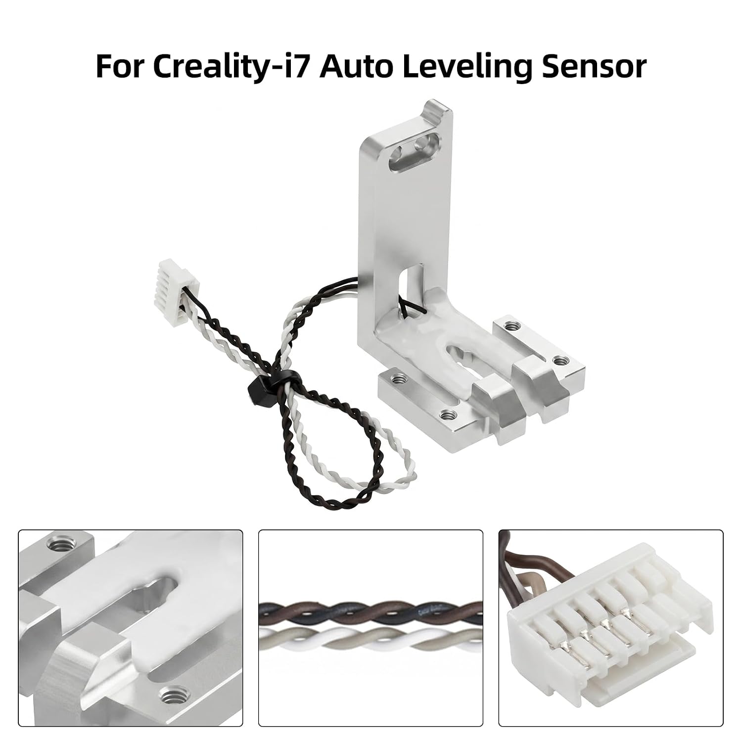 Replacement Auto Leveling Sensor for Creality-i7: Official Backup Strain Gauge Metal Mounting Block with Connect