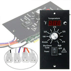 Digital Thermostat Controller, LED Display Temperature Control Panel Barbecue Grill Replacement Part, Replacement Thermostat Kit Parts Digital Pro Controller for All Traeger