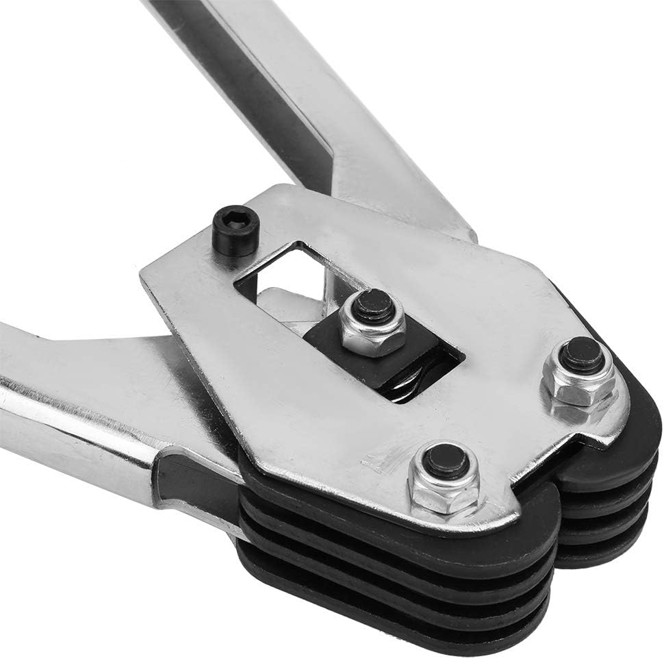 Manual Strapping Pliers, Heavy Duty Crimper for PP PET Plastic Banding