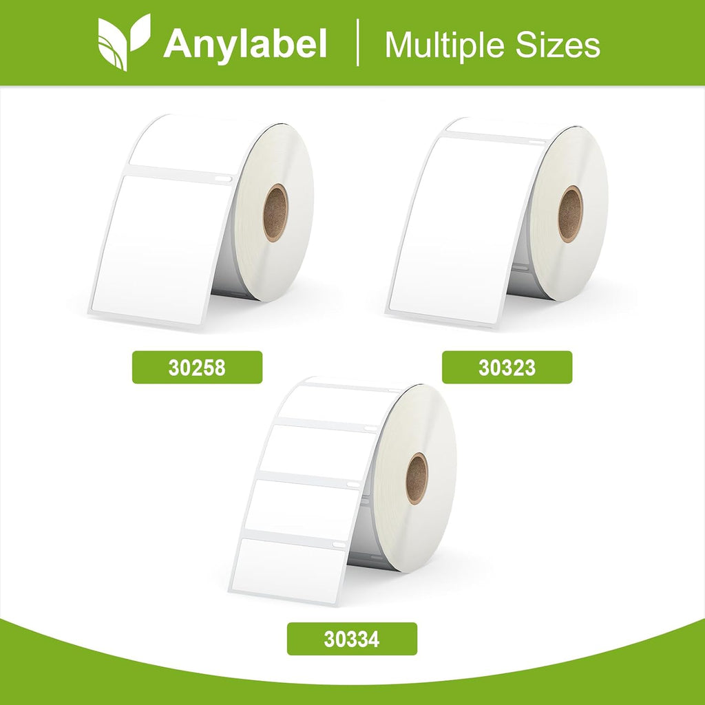 Compatible 4" x 6" Direct Thermal Label Replacement for DYMO 1744907 Postage Address Shipping Compatible with Dymo