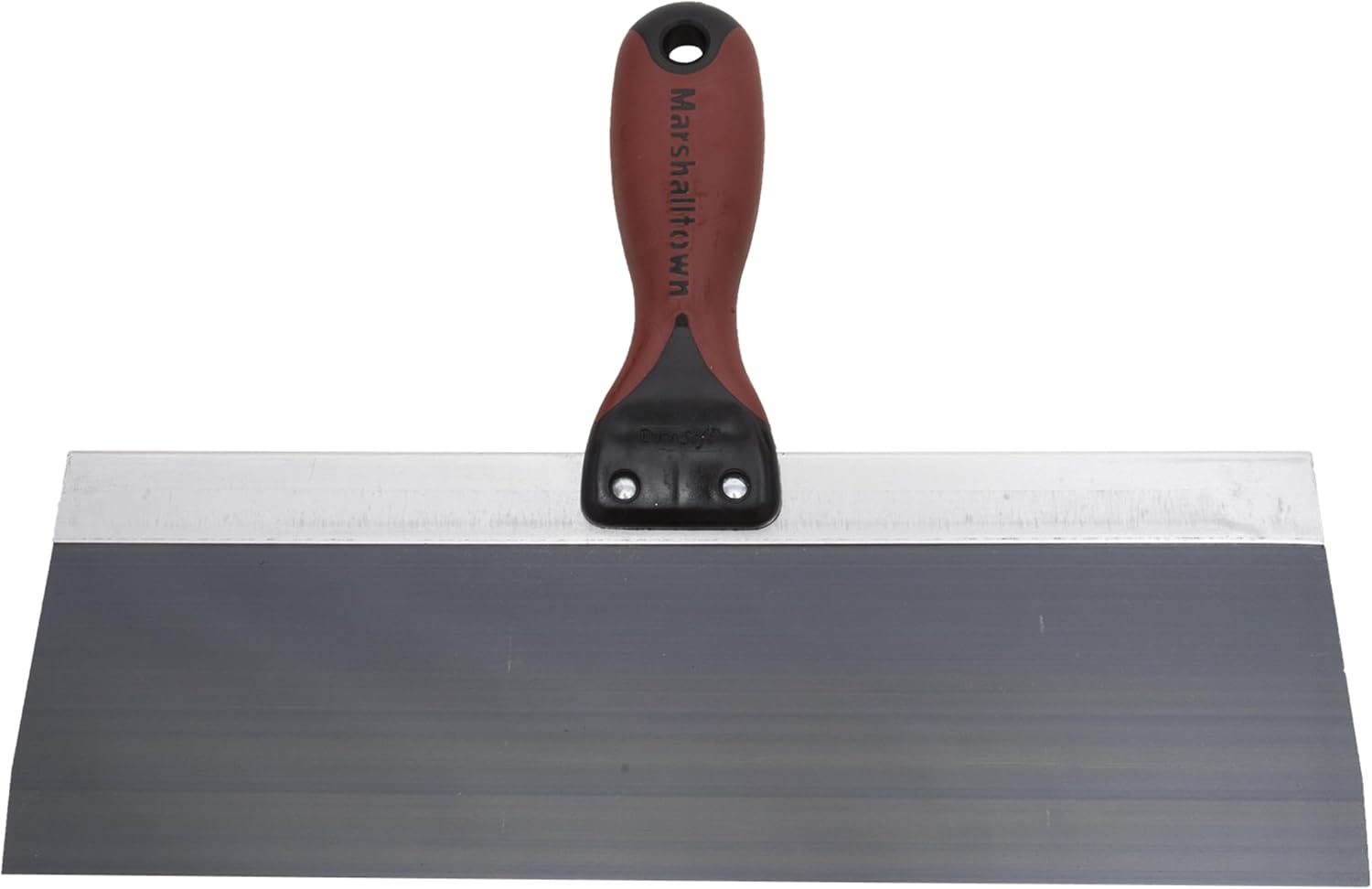 DuraSoft II Taping Knife, 12 Inch, Drywall, Assembled in USA | Blue Steel Blade with Rigid Alloy Backer, Tapered To