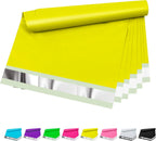 Poly Mailers 10 x 13 Inch, 100 Pcs, Yellow 2.4 Mil Self-Seal Bags
