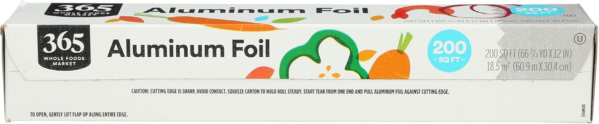 Aluminum Foil, 200 Sq Ft