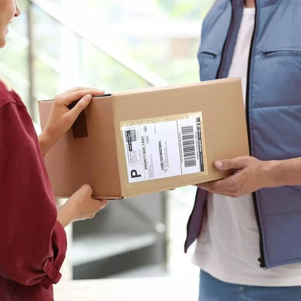 6" x 9" Shipping Label Sleeves, Self-Adhesive Packing Slip Pouches(500)