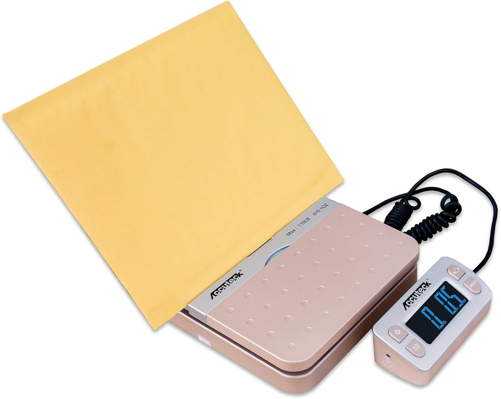 ShipPro W-8580 110lbs x 0.1 oz Gold Digital Shipping Postal Scale, Limited Edition
