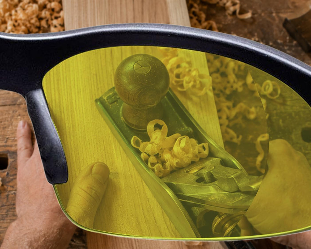 CONSTRUCTOR Yellow Full Lens Reading Safety Glasses +2.5 Dioptre