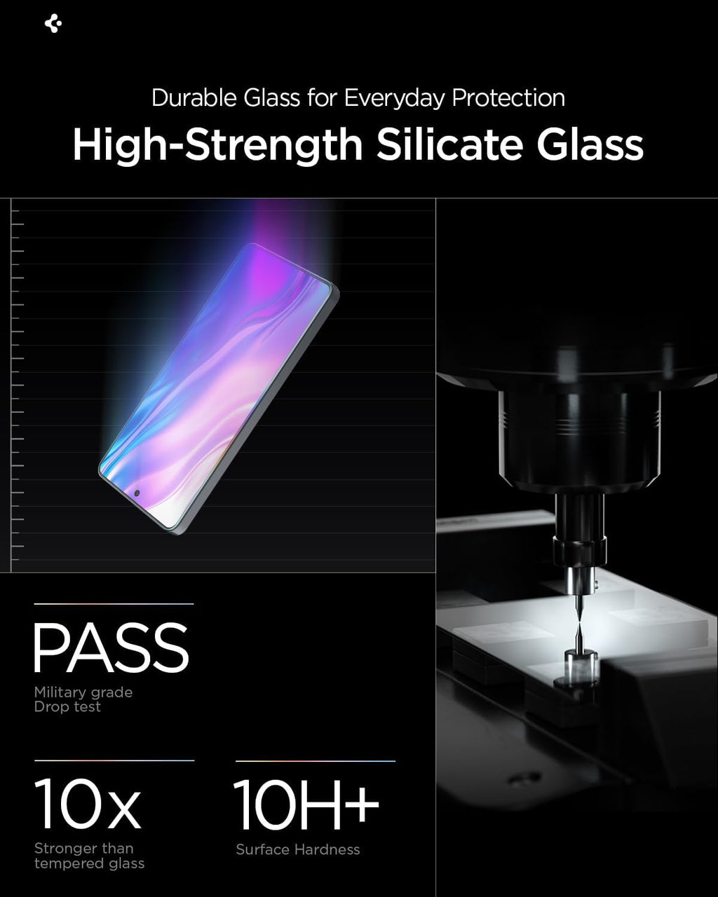 AluminaCore Tempered Glass Screen Protector [Glas.tR EZ Fit] designed for Galaxy S26 Ultra [2 Pack] 10H+ Hardness