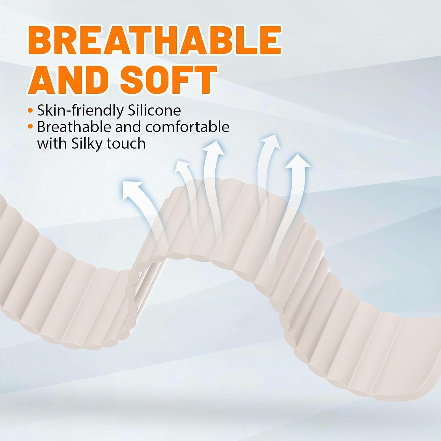 Magnetic Sport Bands for Apple Watch Band 40mm 38mm 41mm 42mm 44mm 45mm 46mm iWatch bands for Women Men,Silicone Loop