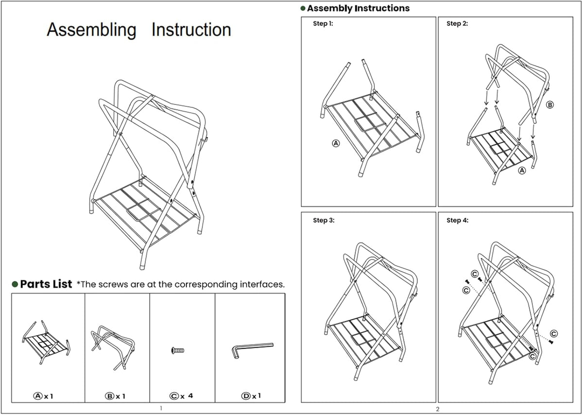 Folding Saddle Rack Heavy Duty Freestanding Horse Saddle Stand Detachable Saddle Rack Stand with Bottom Storage for