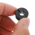 uxcell 8pcs Single Split Shaft Collar 1/4" Bore, Black Oxide Steel