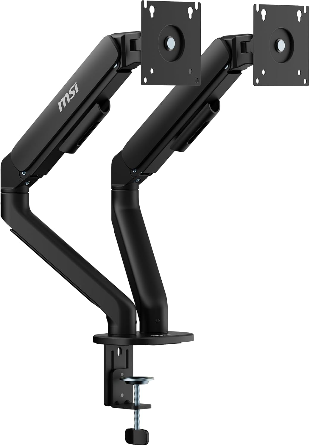 MAG MT101DG - Gas Spring Dual Monitor Stand Arm, Supports 17-32" and 22 lbs, VESA Compatible, Adjustable Gas Spring