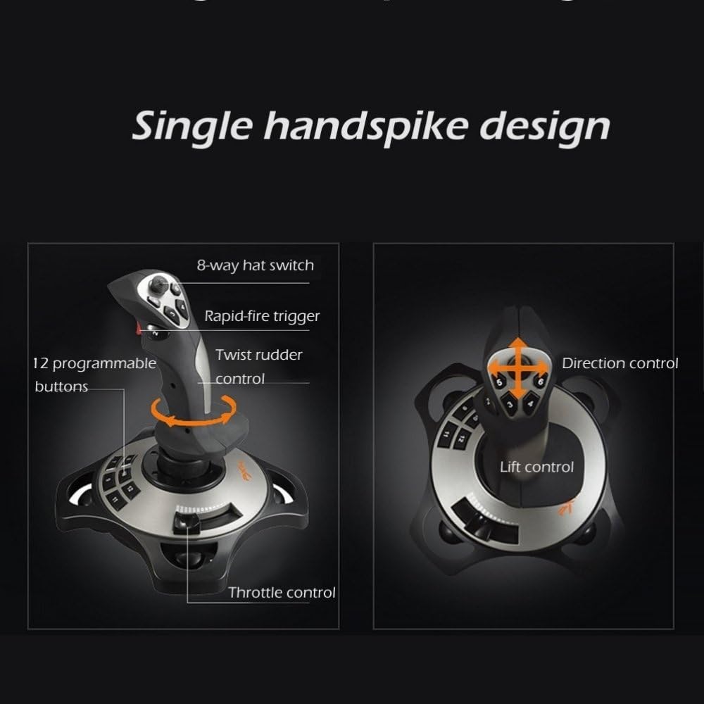 PXN 2113PRO PC Joystick USB Gaming Flight Simulator Controller Flight Stick
