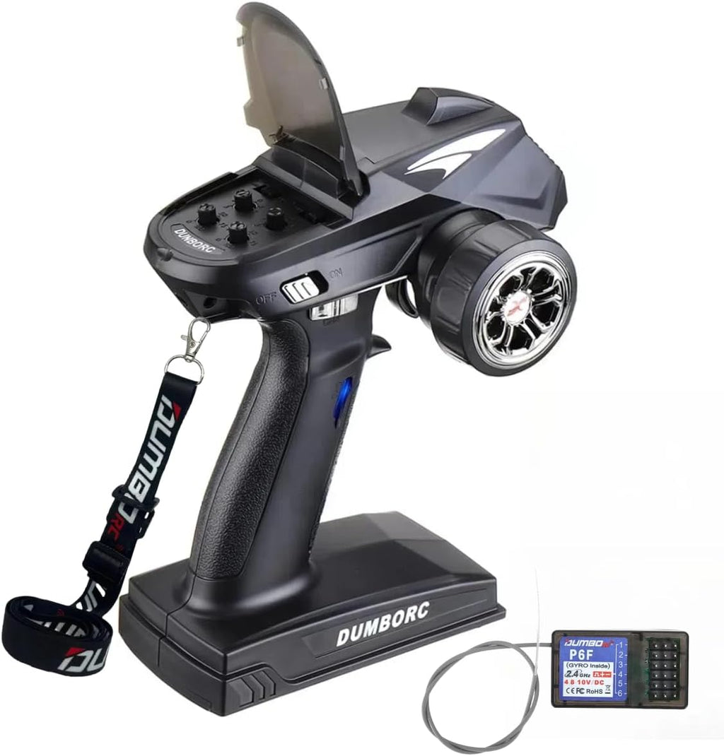 X4 RC Radio Transmitter and Receiver P6F, 4 Channel Rc Receiver and Transmitter Rc Car Remote and Receiver for RC