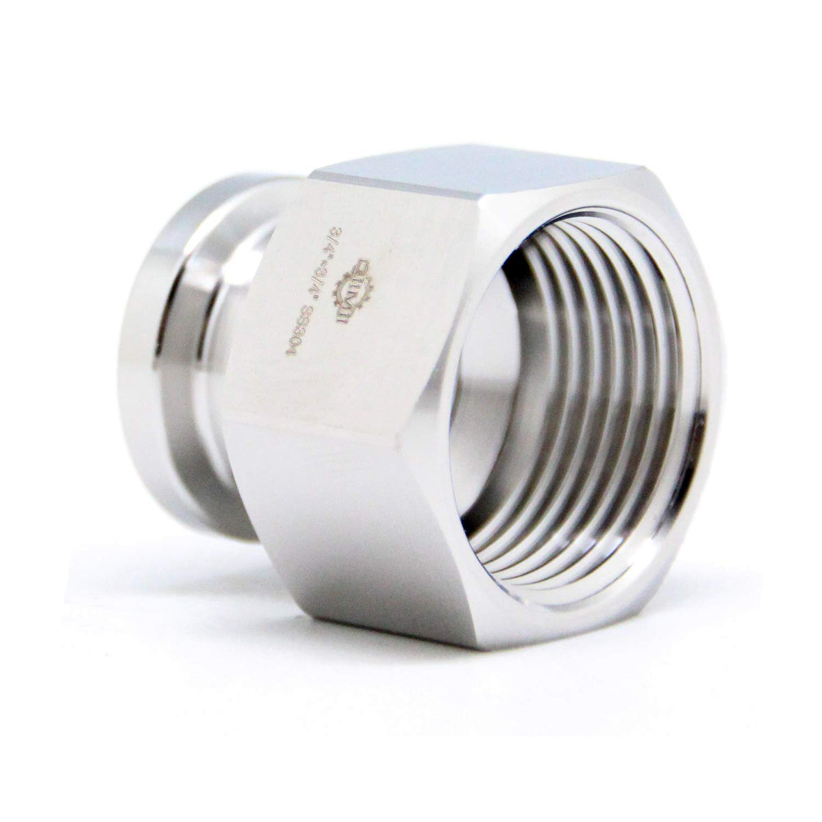 QiiMii 3/4" Tri clamp Adapter to 3/4" FNPT Thread Ferrule Sanitary Pipe Fitting