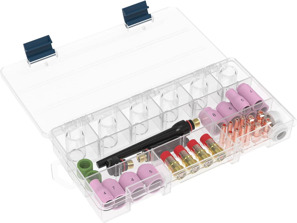 TOOLIOM 49-Piece TIG Torch Accessory Kit for WP-17/18/26