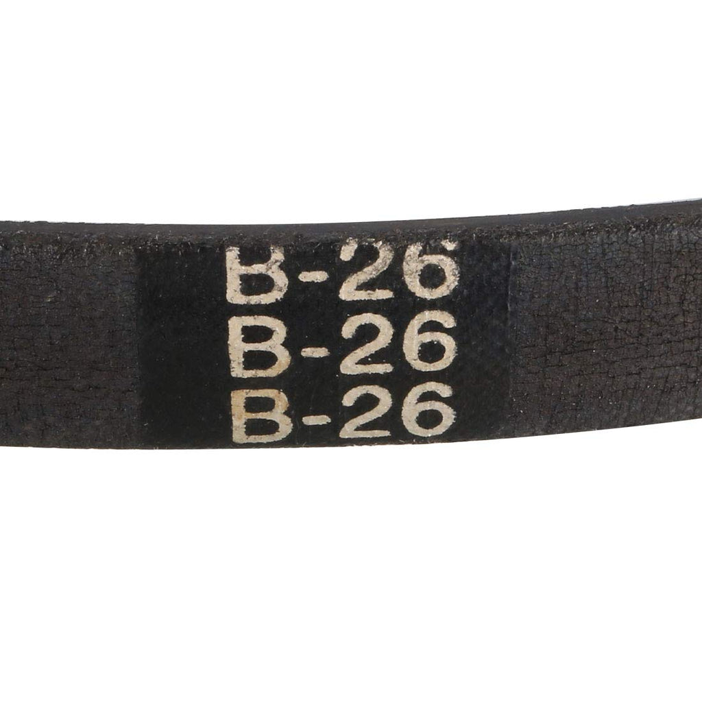 uxcell B-26 V-Belts 26" Inner Length, B-Section Rubber Drive Belt