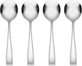 Moda Soup Spoons Silverware Set for 4, Flatware