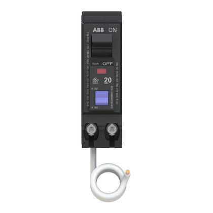 Q-Line THQL1120DFS • 20A Single-Pole Breaker • AFCI/GFCI Self Test | 120V 10KAIC • Dual Function DFCI • Plug-On Short