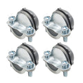 MAKERELE 4-Pack 3/8 Inch Clamp Type Cable Connectors