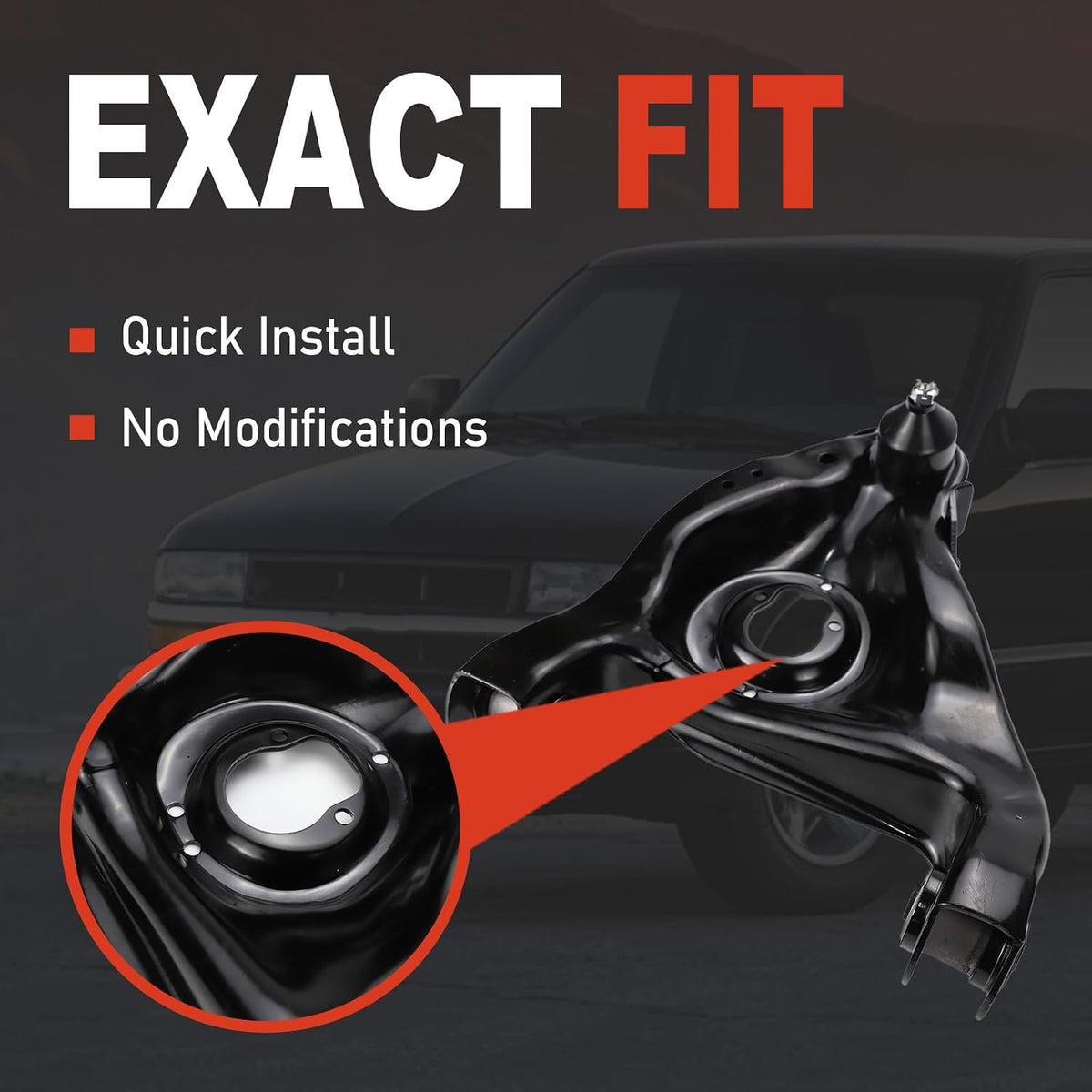 Fornt Lower Control Arm Compatible with Chevrolet Chevy Blazer LLV S10