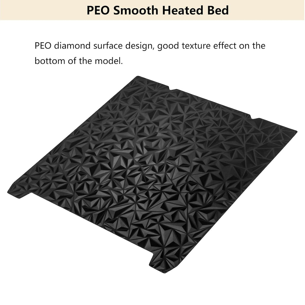 Ender 3 V3 SE Double Sided PEO PEI Spring Steel Sheet 235X235mm | Smooth PEO and Textured PEI Magnetic Heated Bed for