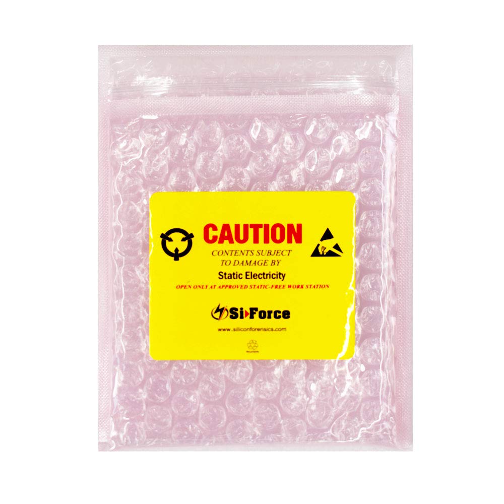 Anti Static Bubble Bags, Resealable Static Shielding Bag, Reusable for Sensitive Electronic Components (XX-Small Qty