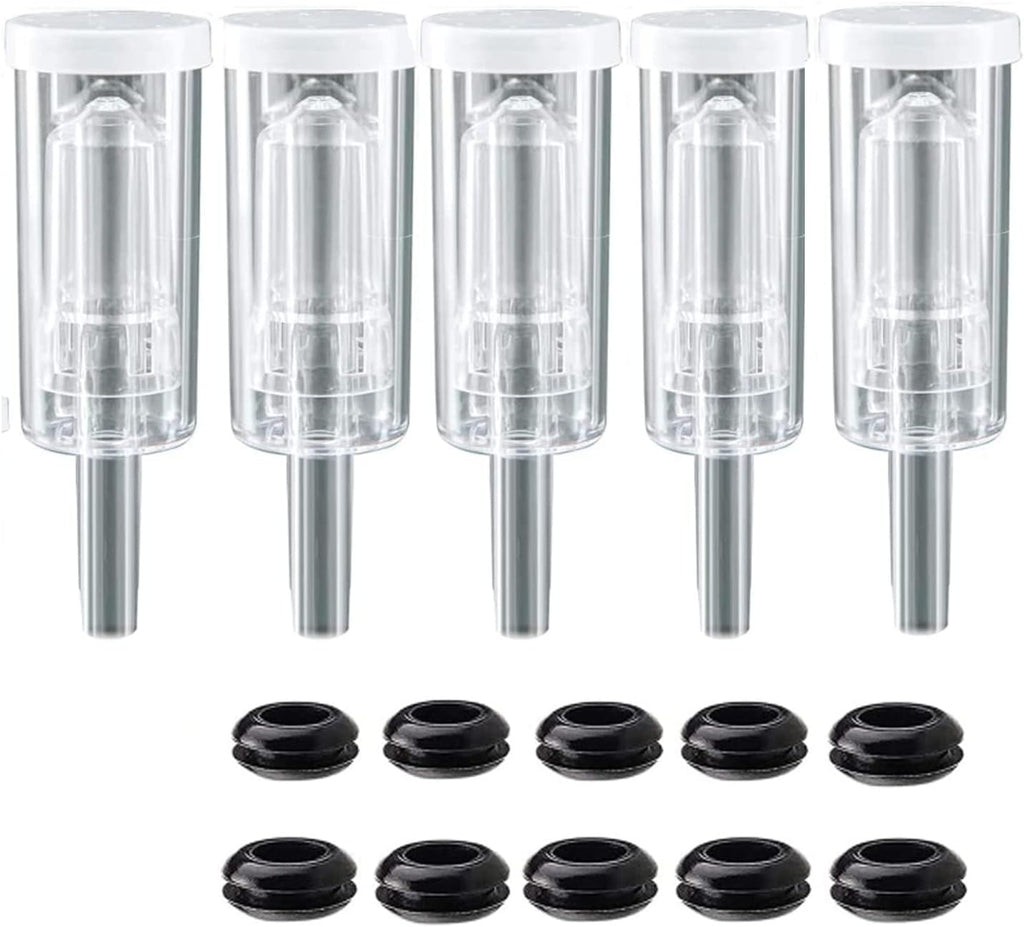 5ct. 3 Piece Airlocks with 10 Grommets,Brewing Airlock Kit,Airlocks for Fermenting Air Lock Ferment for Beer Wine Making