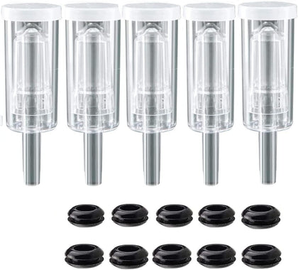 5ct. 3 Piece Airlocks with 10 Grommets,Brewing Airlock Kit,Airlocks for Fermenting Air Lock Ferment for Beer Wine Making