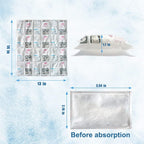 Dry Ice Packs for Shipping Long Lasting, 12 Sheets