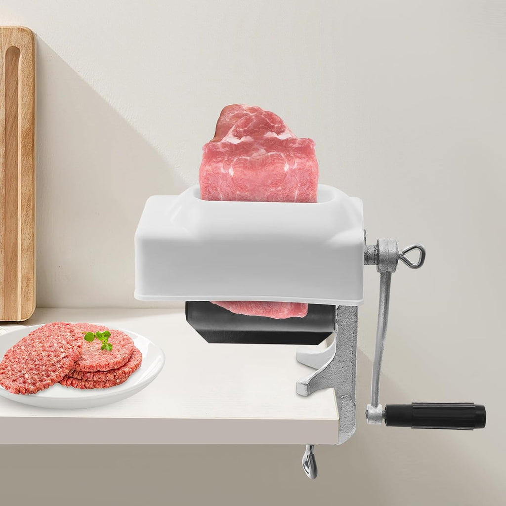 Commercial Meat Tenderizer Cuber, Heavy Duty Manual Meat Tenderizer Manual Hand Crank Design, Improves Marinade