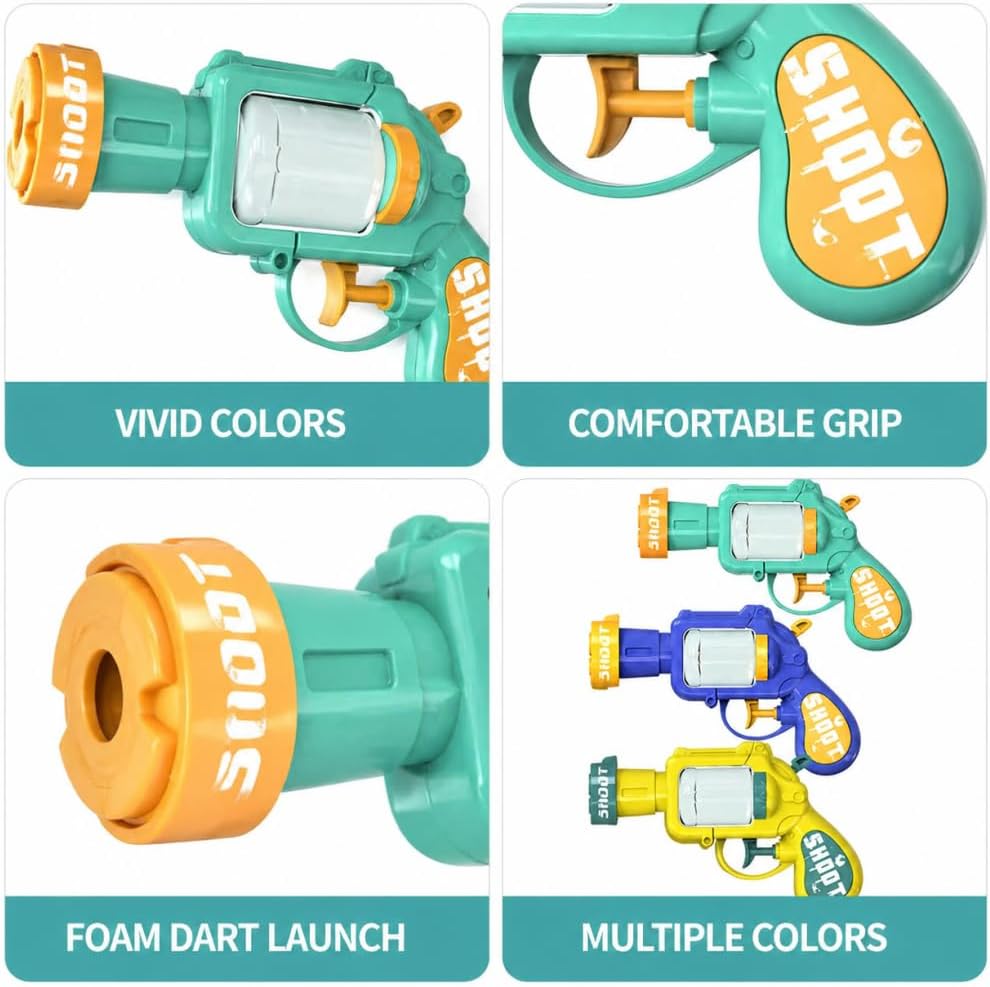 3-Pack Multicolor Water Blaster Set,Outdoor Pool & Beach Water Toy