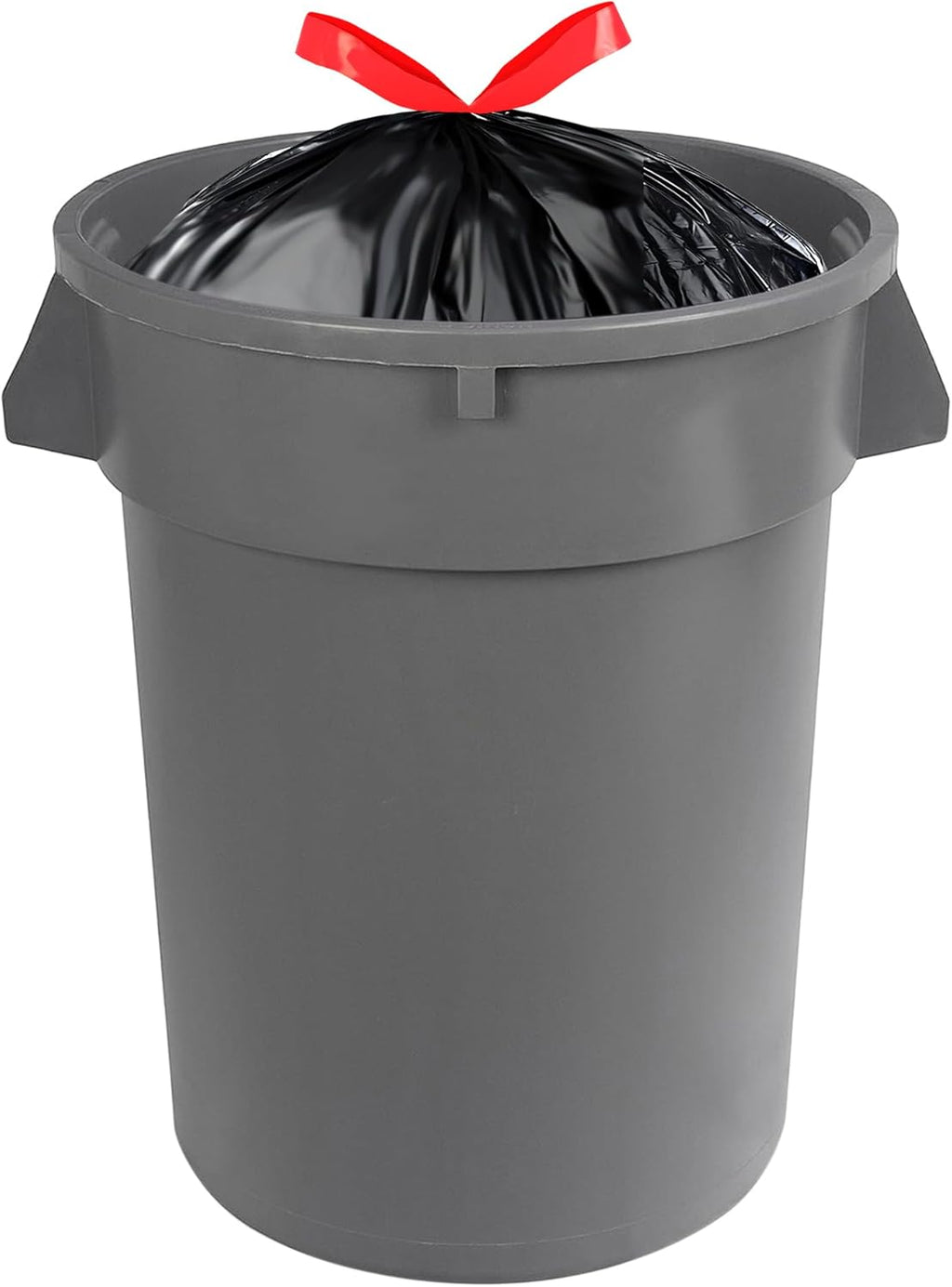 Multipurpose Drawstring Trash Bags, 30 Gallon Capacity, Tear Resistant, 50 Count (Previously Solimo)